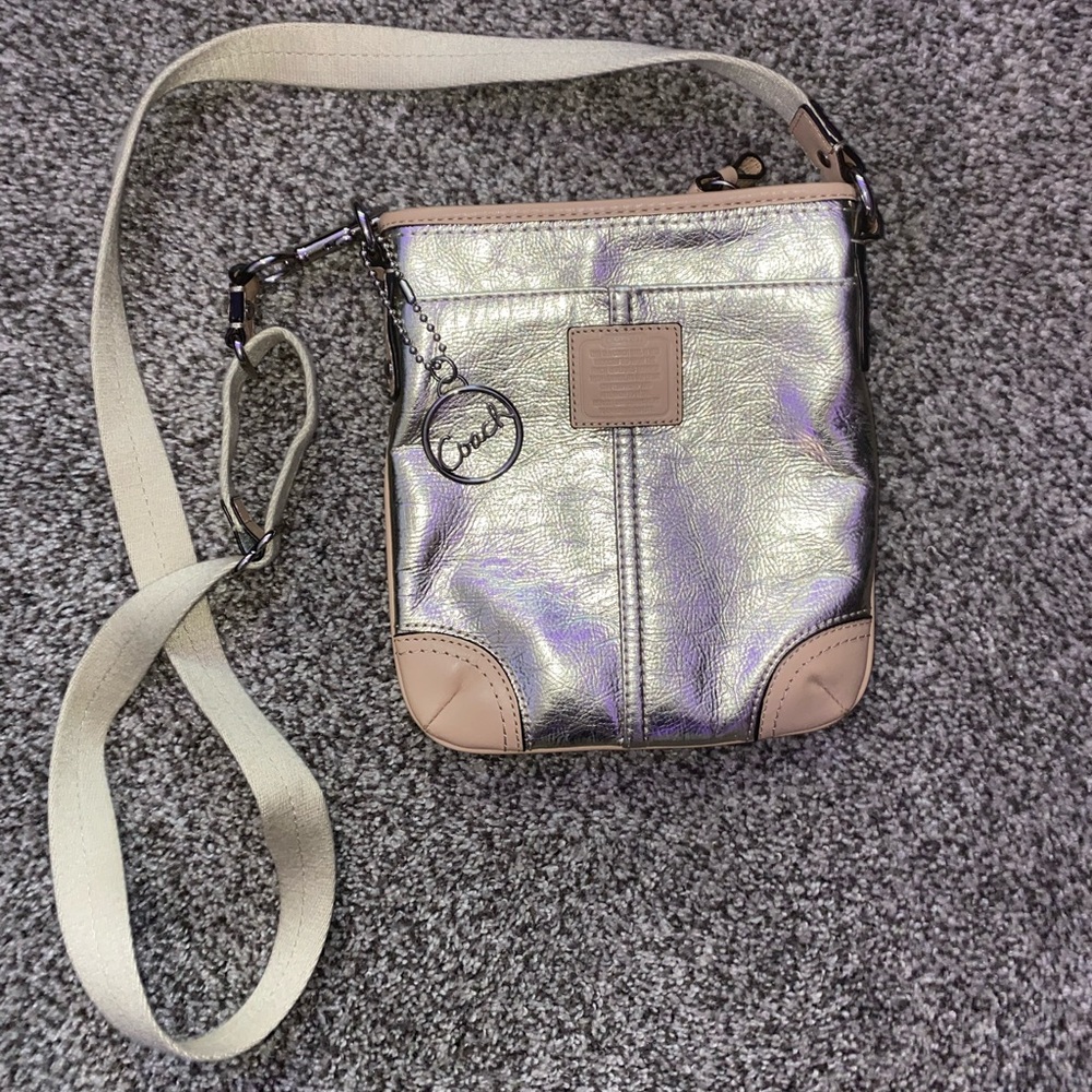 leather coach purse